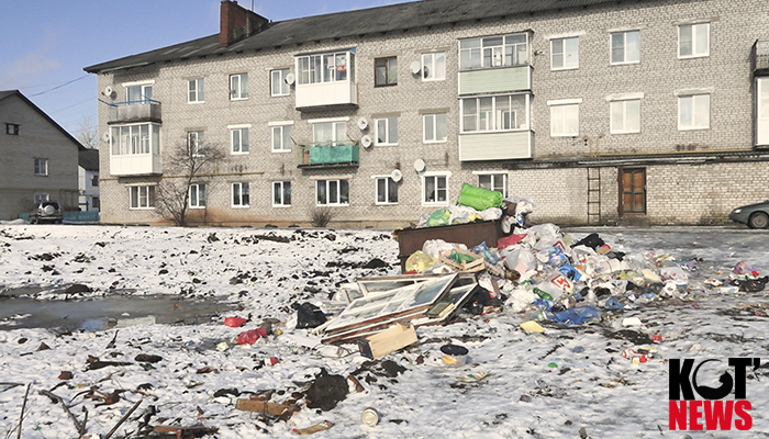 Посёлок Шипицыно погряз в мусорных завалах